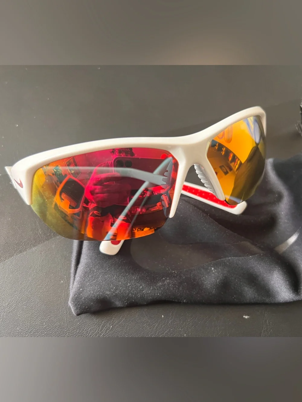 Nike Skylon Ace Sunglasses Shiny Red White